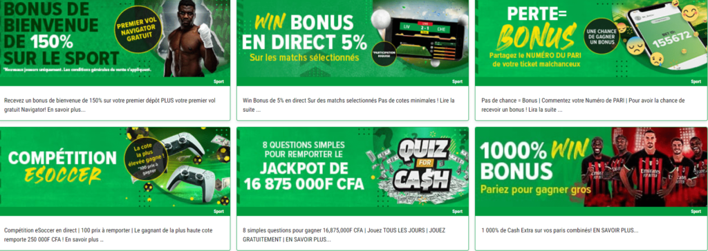 Les bonus et promos sur Premier bet casino